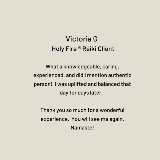 Victoria G testimonial